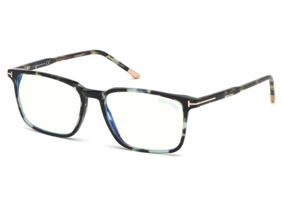 Tom Ford FT5607-B 055 Dark Teal Havana/Rose Gold 55mm