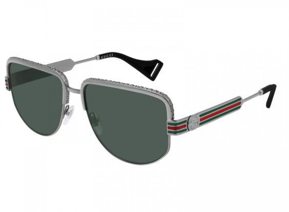 Gucci GG0585S 002 Ruthenium/Green