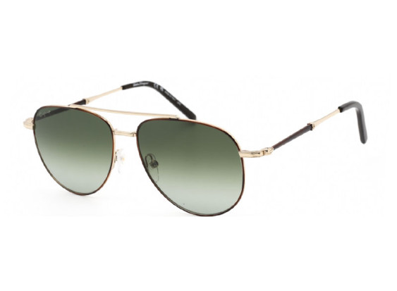 Salvatore Ferragamo SF226S 723 Havana/Gold/Green Gradient