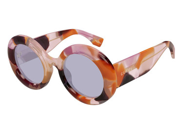 Gucci GG1748S 003 Spotted Violet and Cloudy Pink Havana/Vivid Violet