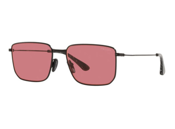 Prada PR52YS 1BO06O Matte Black/Red