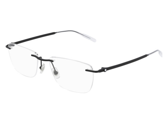 Montblanc MB0169O 001 Black 55mm