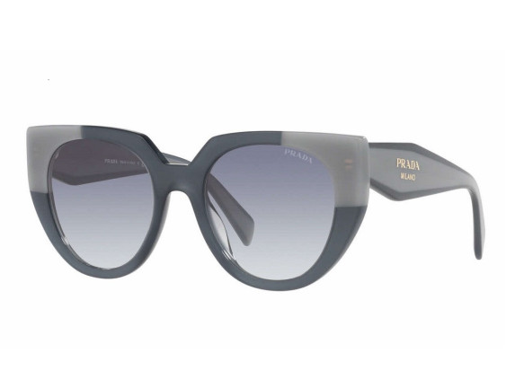 Prada PR14WS 07Q409 Opal Astral/Clear Gradient Blue