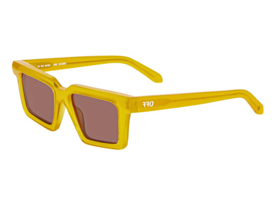 Off-White OERI142 WINDSOR 1864 Shiny Yellow/Brown