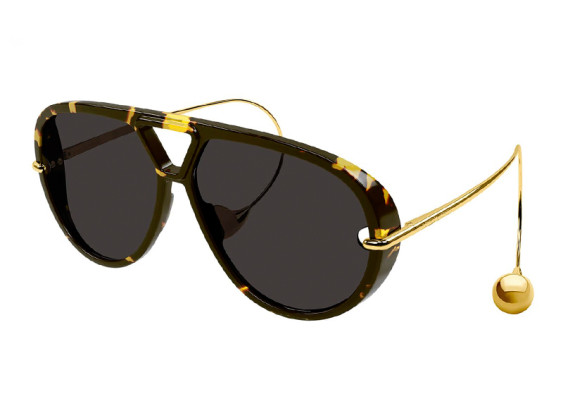 Bottega Veneta BV1273S 005 Havana Gold/Grey