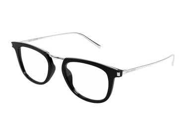 Saint Laurent SL753 OPT 001 Shiny Black/Silver 50mm