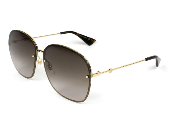 Gucci GG0228S 003 Gold/Brown