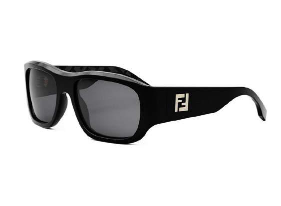 Fendi FE40117I 01A Shiny Black/Smoke