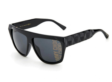 Jimmy Choo DUANE/S 0807 7Y Black/Grey With Gold Decor