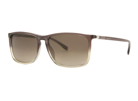 Hugo Boss BOSS 0665/S/IT 0NUX HA Transparent Brown to Grey/Brown Gradient