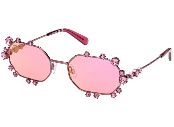 Swarovski SK0376 72U Pink/Mirror Bordeaux