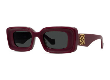 Loewe LW40101I 66A Shiny Burgundy/Gold/Grey