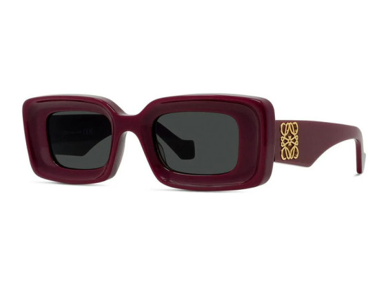 Loewe LW40101I 66A Shiny Burgundy/Gold/Grey