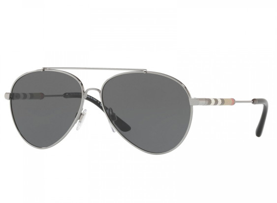 Burberry BE3092QF 100387 Gunmetal/Grey