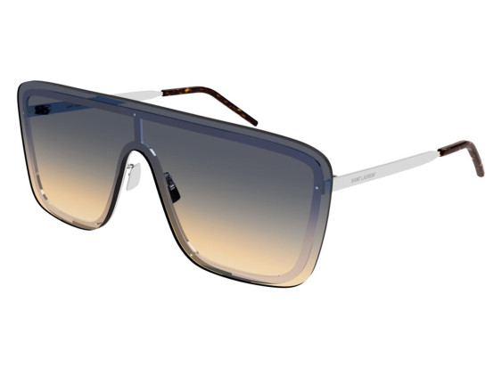 Saint Laurent SL364MASK 009 Silver/Green