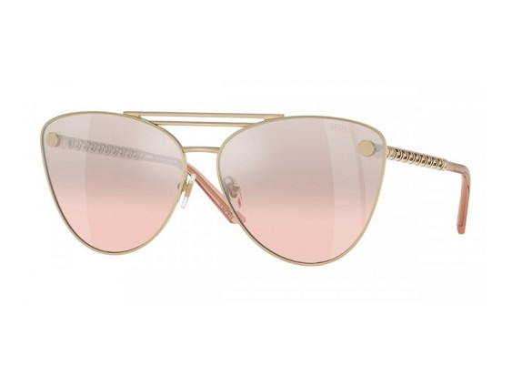 Versace VE2267 12527E Pale Gold/Light Pink Mirror Silver