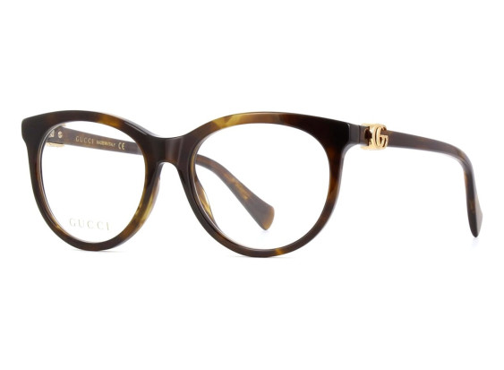 Gucci GG1074O 002 Shiny Dark Havana 49mm