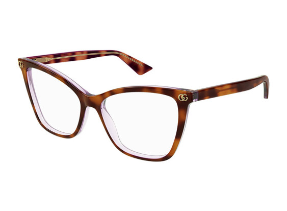Gucci GG1817O 004 Medium Havana/Light Mauve 55mm