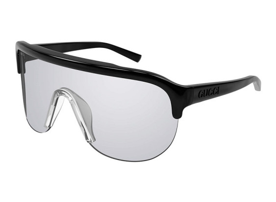 Gucci GG1645S 003 Black/Multilayer Silver Mirror