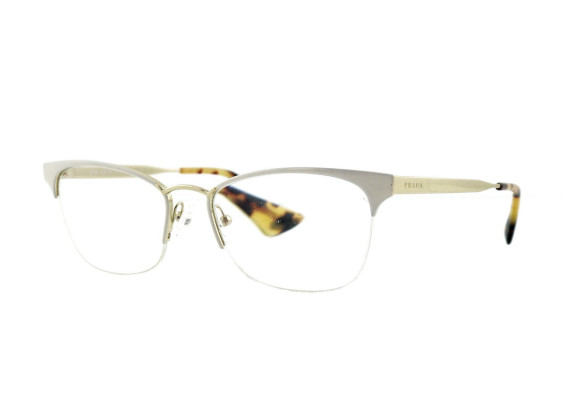 Prada PR65QV SL41O1 Ivory/Pale Gold 53mm