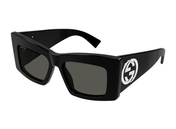 Gucci GG1842S 001 Shiny Black/Grey