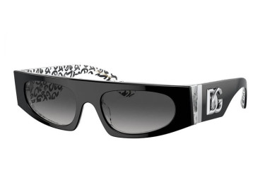 Dolce & Gabbana DG4411 33898G Black on New Graffiti/Grey Gradient