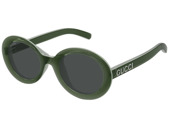 Gucci GG1722SA 005 Transparent Dark Green/Smoke