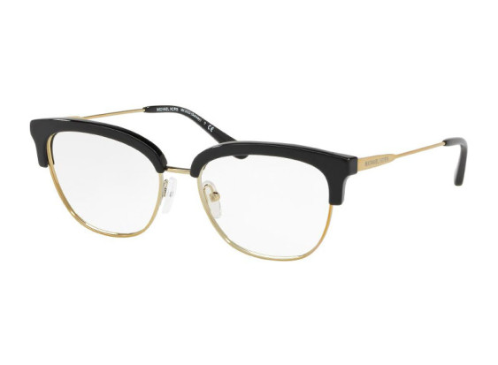 Michael Kors MK3023 3269 Shiny Black/Pale Gold 52mm