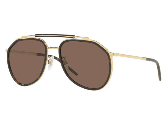 Dolce & Gabbana DG2277 02/73 Gold Havana/Dark Brown