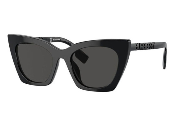 Burberry BE4372U 300187 Shiny Black/Dark Grey