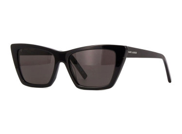 Saint Laurent SL 276 MICA 032 Shiny Black/Grey