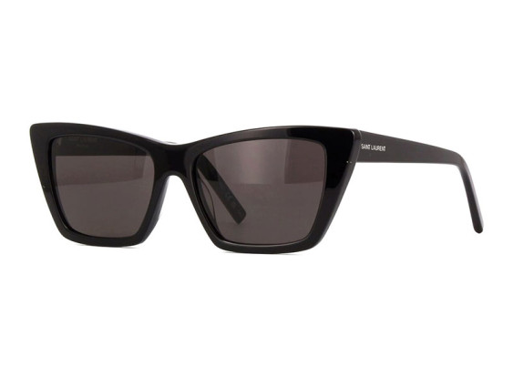 Saint Laurent SL 276 MICA 032 Shiny Black/Grey
