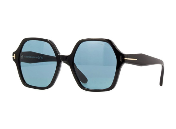 Tom Ford FT1032 01A Shiny Black/Smoke Blue