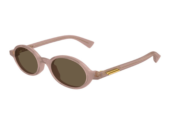 Bottega Veneta BV1388S 003 Shiny Transparent Intense Peach/Cherry
