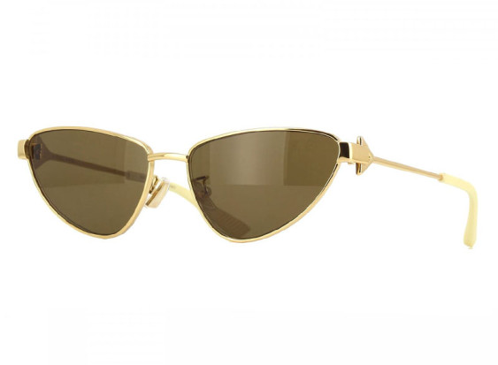 Bottega Veneta BV1186S 002 Gold/Brown