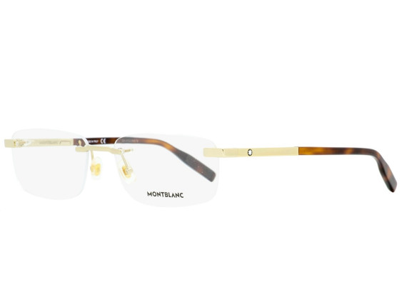 Montblanc MB0023O 006 Light Gold 59mm