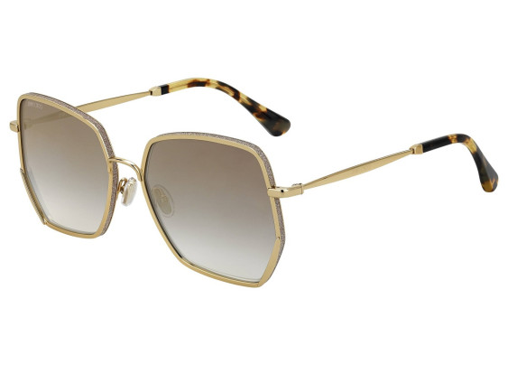 Jimmy Choo ALINE/S J5G FQ Gold/Blue Gradient with Bronze Mirror