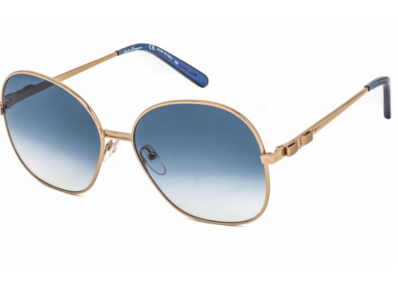 Salvatore Ferragamo SF242S 783 Rose Gold / Blue Gradient