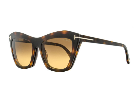 Tom Ford FT5971-B 052 Dark Havana/Clear Blue Light Block with Magnetic Clip-On Brown Gradient 54mm