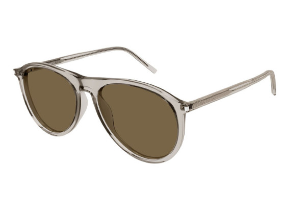 Saint Laurent SL667 004 Transparent Beige/Brown