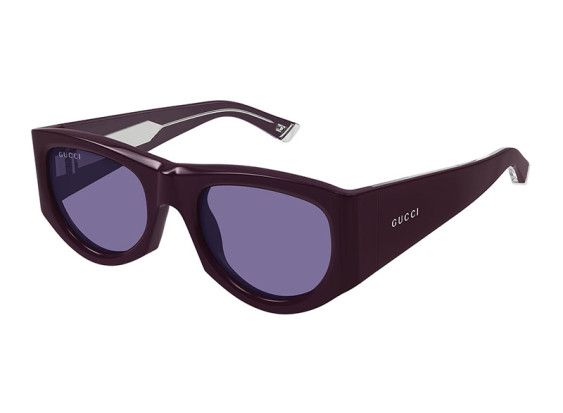 Gucci GG1917S 010 Shiny Solid Plum/Solid Violet