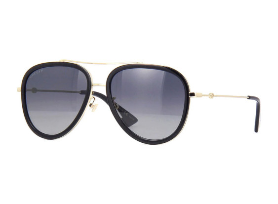Gucci GG0062S 011 Gold/Grey Gradient Polarized