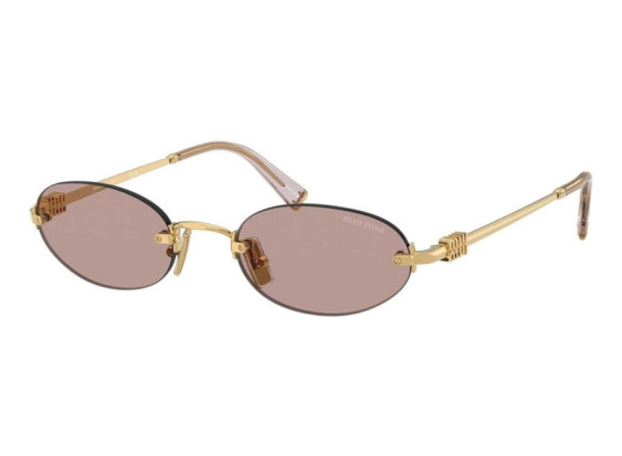 Miu Miu MUA54S 5AK20I Gold/Light Purple Brown
