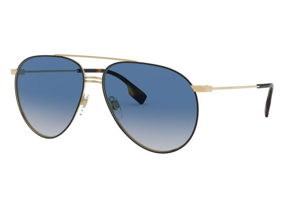 Burberry BE3108 10174L Gold/Matte Black/Grey Gradient Blue