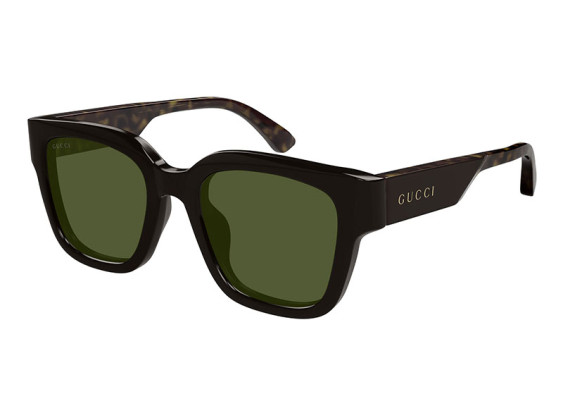 Gucci GG1670SK 003 Shiny Black/Green