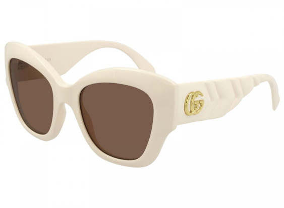 Gucci GG0808S 002 Ivory/Brown
