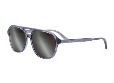 Dior INDIOR N1I 80A4 Transparent Blue/Silver Mirror