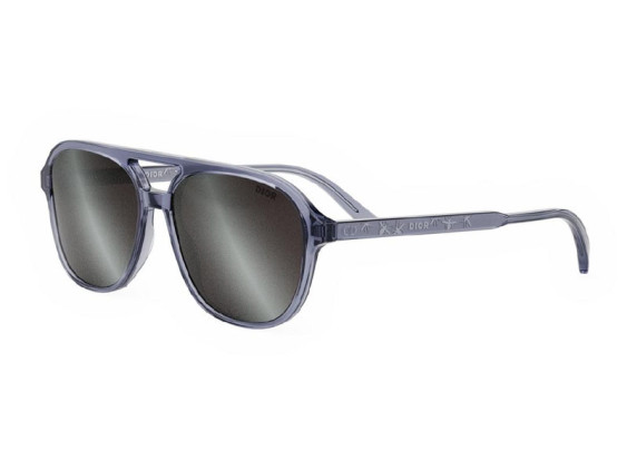 Dior INDIOR N1I 80A4 Transparent Blue/Silver Mirror