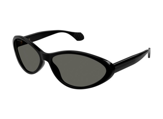 Gucci GG1377S 002 Shiny Black/Smoke