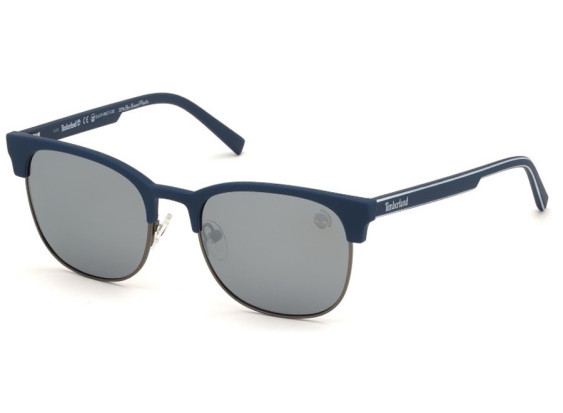 Timberland TB9177 91D Matte Blue/Smoke Polarized
